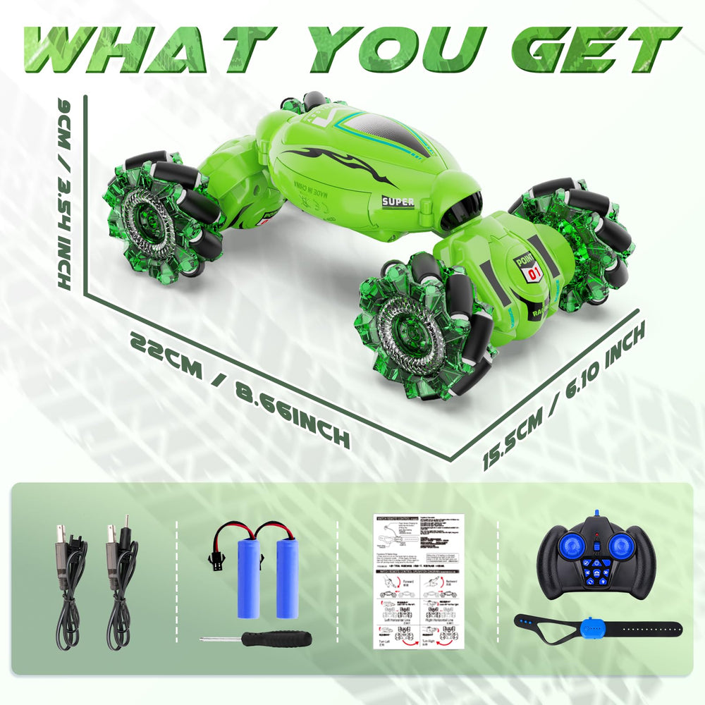 Nitigo Gesture RC Car remote control in hand