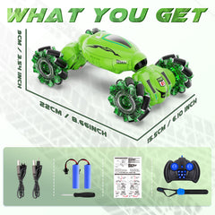 Nitigo Gesture RC Car remote control in hand