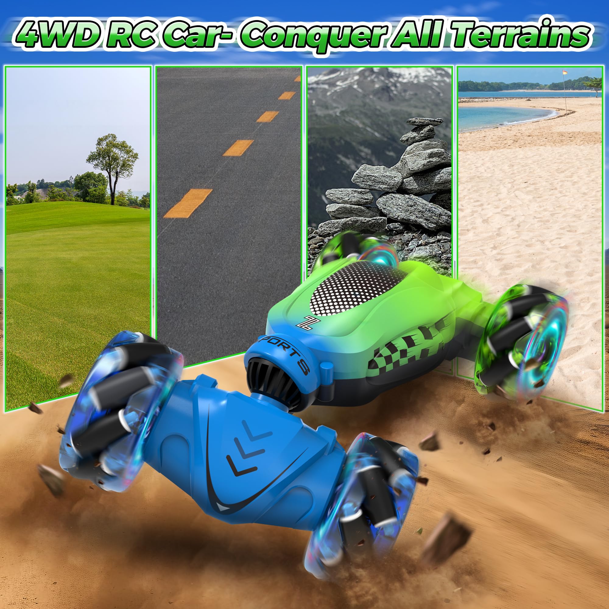 Nitigo 2.4GHz remote control enabling interference-free multi-car racing