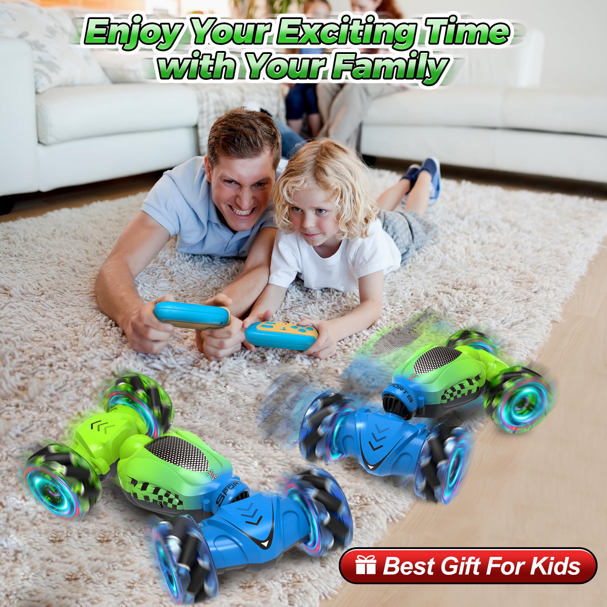 Nitigo RC car using gesture control alongside traditional remote for versatile play