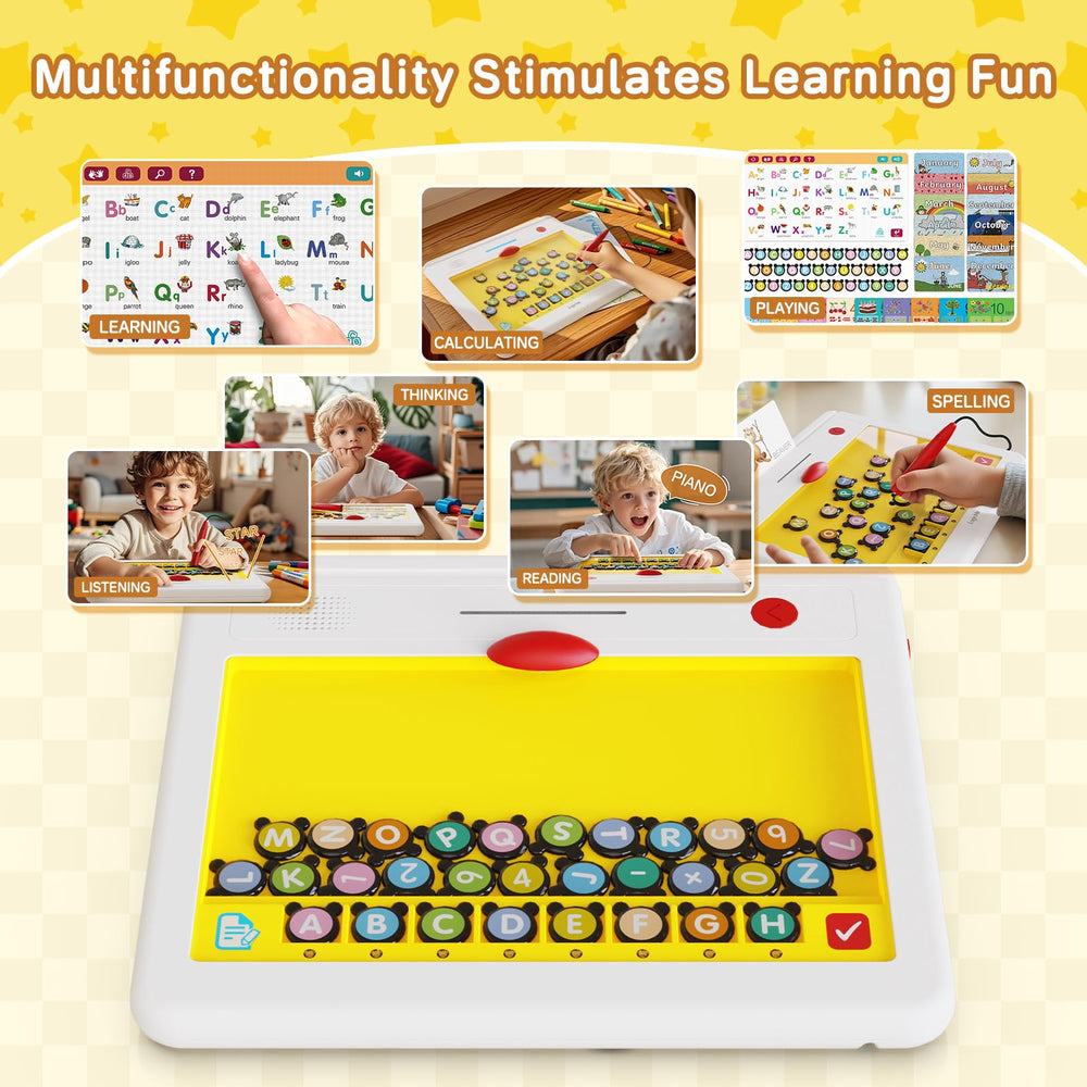 Nitigo letters tiles for word-building memory and spelling practice
