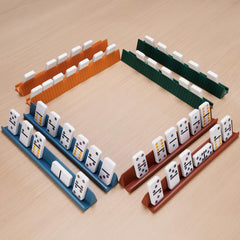 NiToy domino racks—adult-friendly accessory for focused, distraction-free play.