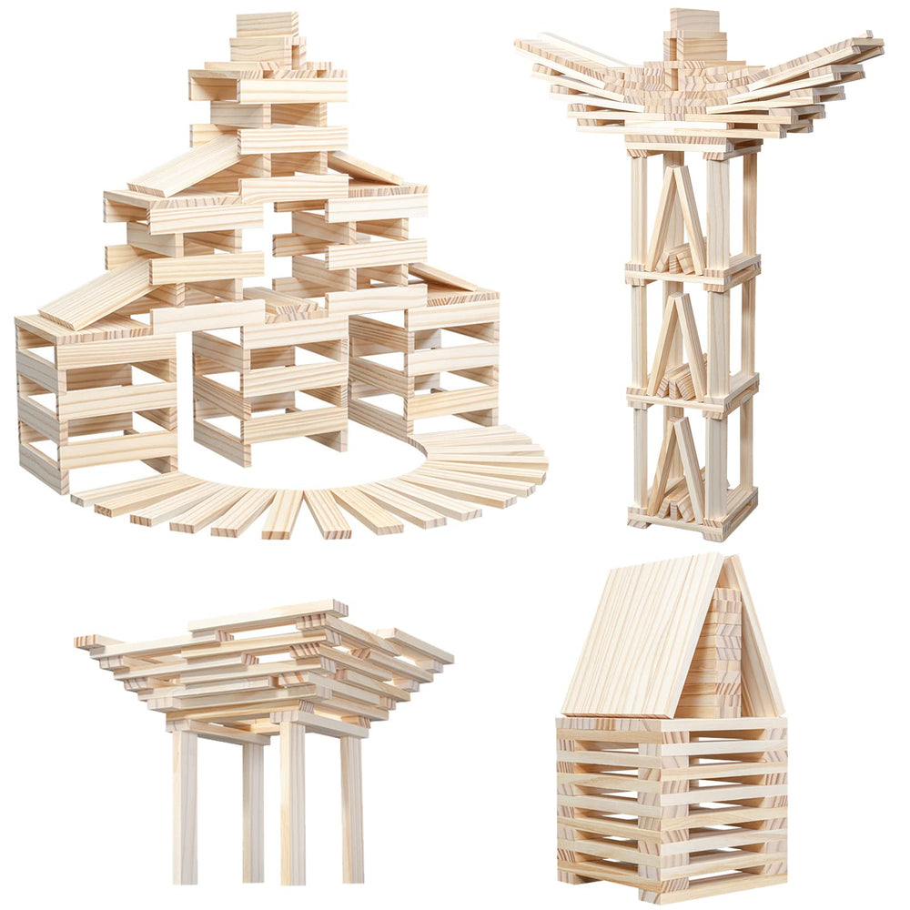 NiToy arch, tower, and castle ideas foster spatial thinking during play.