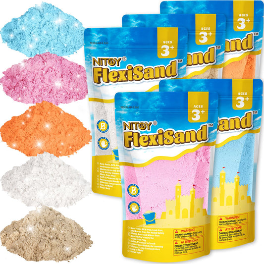 NiToy FlexiSand 11lbs pack for creative molding and sensory play.