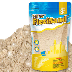 NiToy FlexiSand 2.2lb refill pack for extended imaginative play.