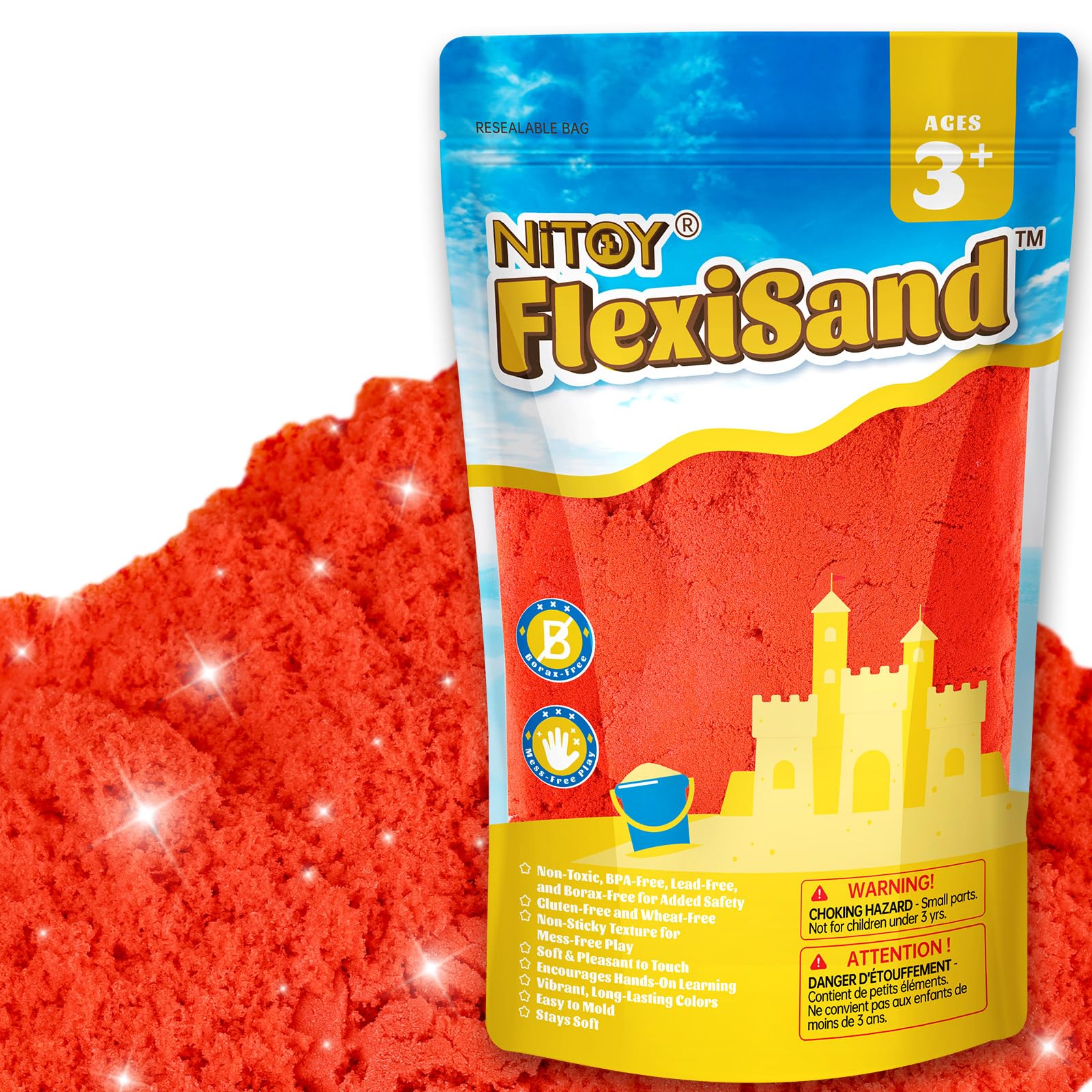 NiToy FlexiSand refill bag ready for creative play and easy cleanup