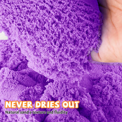 Child molds NiToy FlexiSand for tactile, engaging play