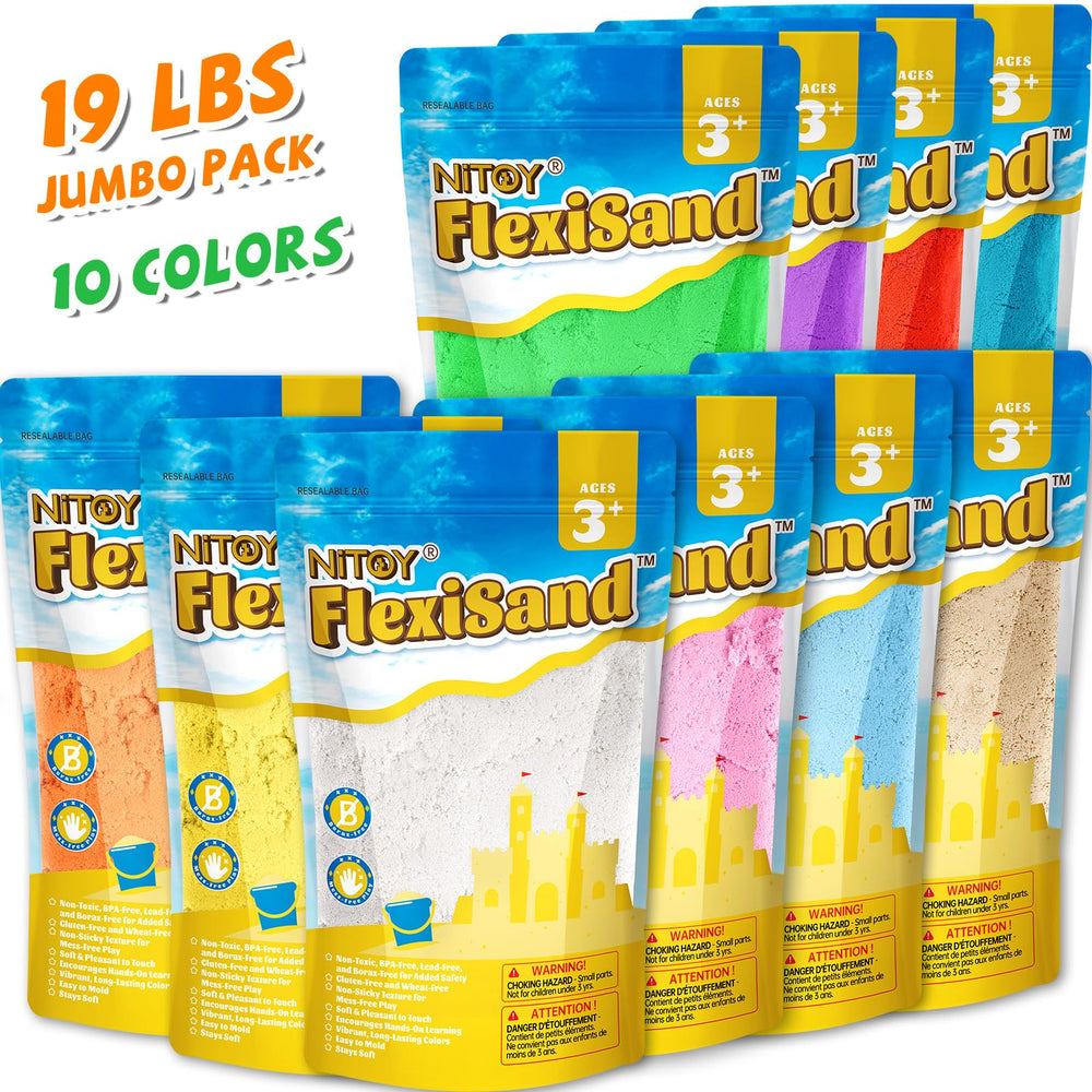 Non-toxic NiToy FlexiSand safe for kids and easy to handle