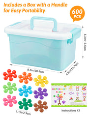NiToy storage box keeps pieces organized for quick setup.