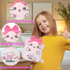 NIUBEHOHO 10-inch size plush cat ideal for hugs and bedtimes