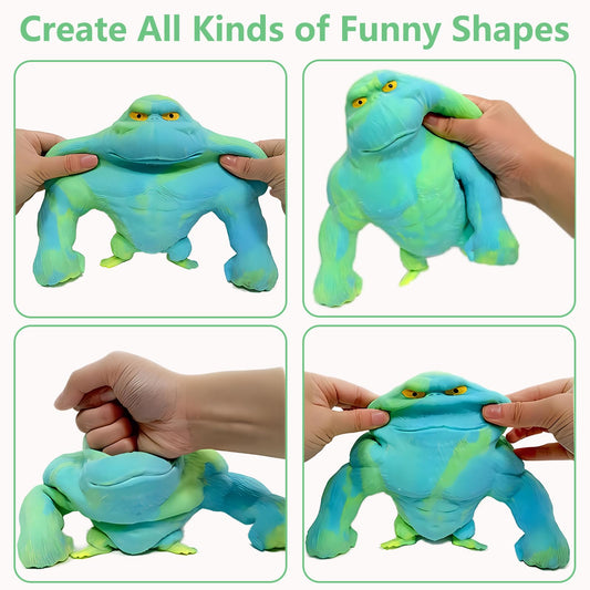 Niulife squishy monkey toy squeezed for calm and tactile satisfaction