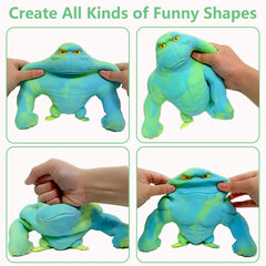 Niulife squishy monkey toy squeezed for calm and tactile satisfaction
