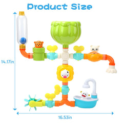 Niulife gift-ready bath toy set ready for stocking has a festive look
