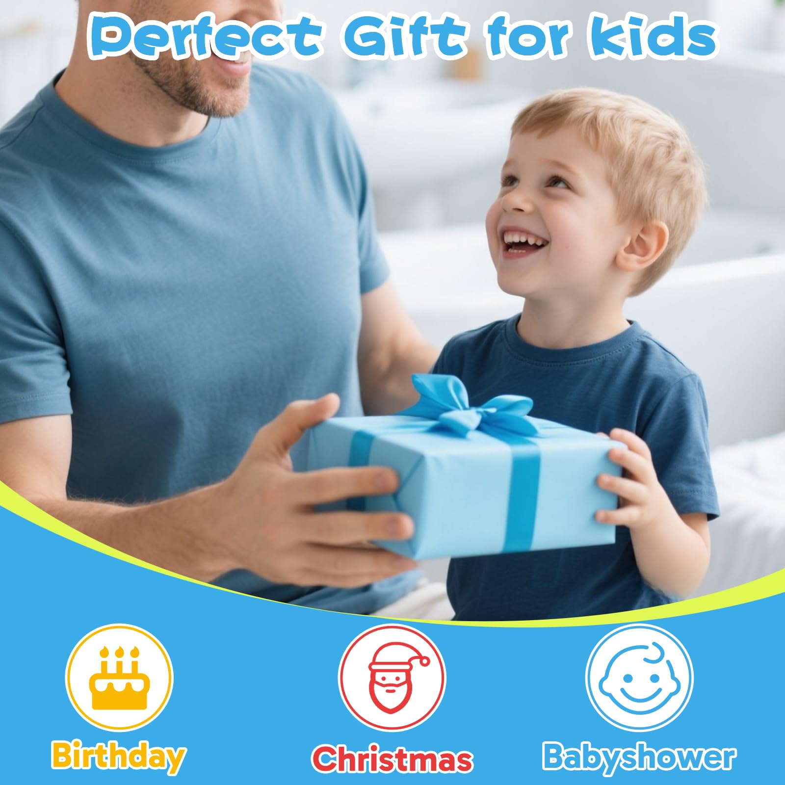 Niulife bath-time fun with easy setup for independent play
