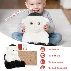 Niuniu Daddy 14inch weighted plush close-up, showing soft fur and detailed stitching