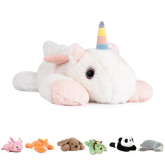 Niuniu Daddy 20-inch unicorn weighted stuffed animal offering comforting hugs