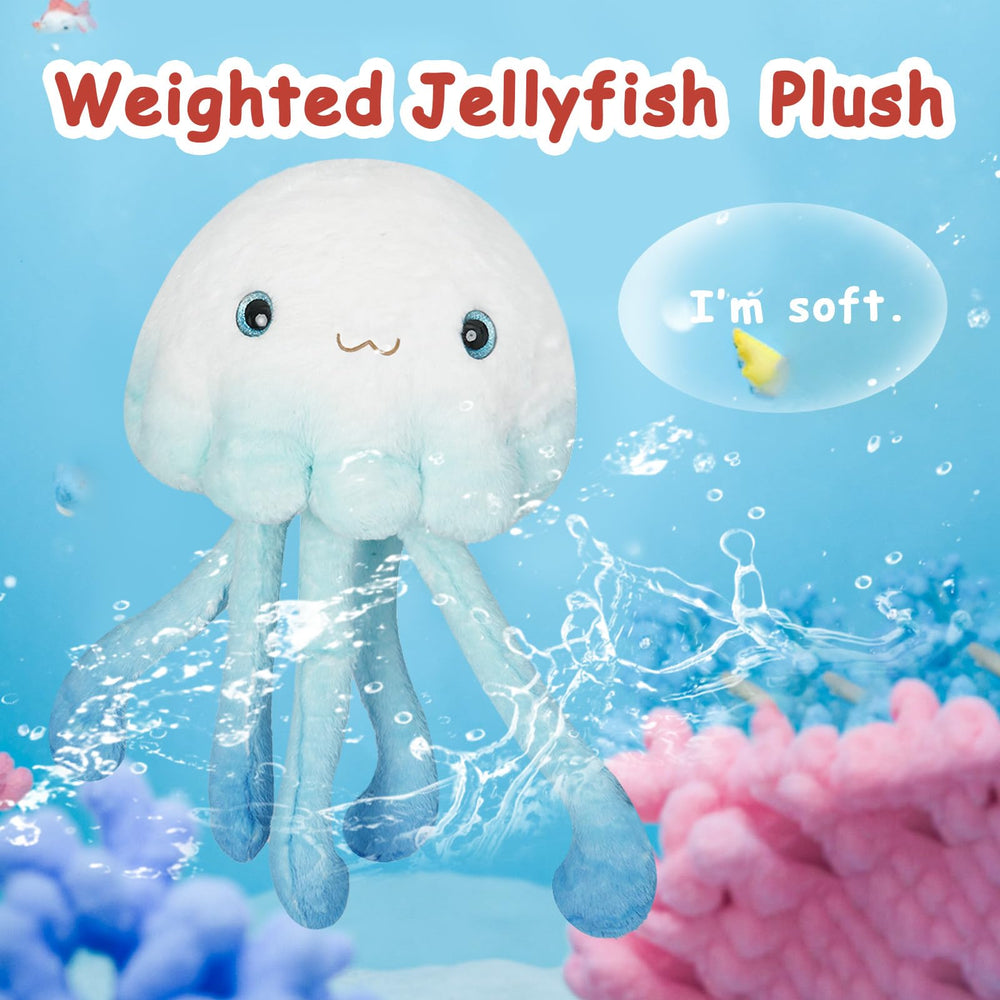 Soft fur texture of Niuniu Daddy jellyfish invites touch and cozy cuddling.