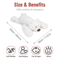 Niuniu Daddy 3.3lb weighted bear for sensory calming and security