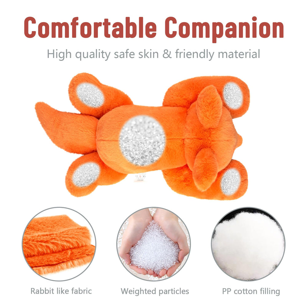 Niuniu Daddy non-toxic safety eyes fox plush for worry-free hugs