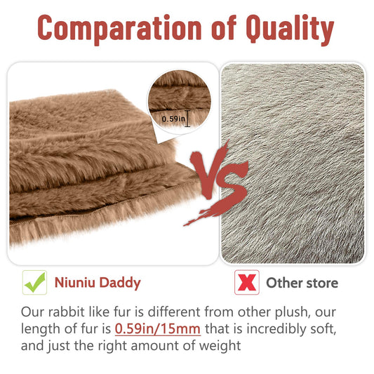 Close-up of uneven weights in Niuniu Daddy sloth legs for hug-back feel