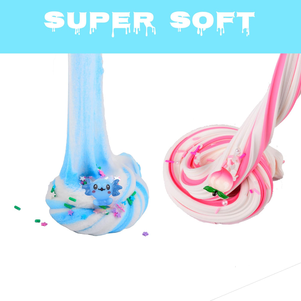 Niuruilsi Slime kit with two 100ml jars for at-home fun