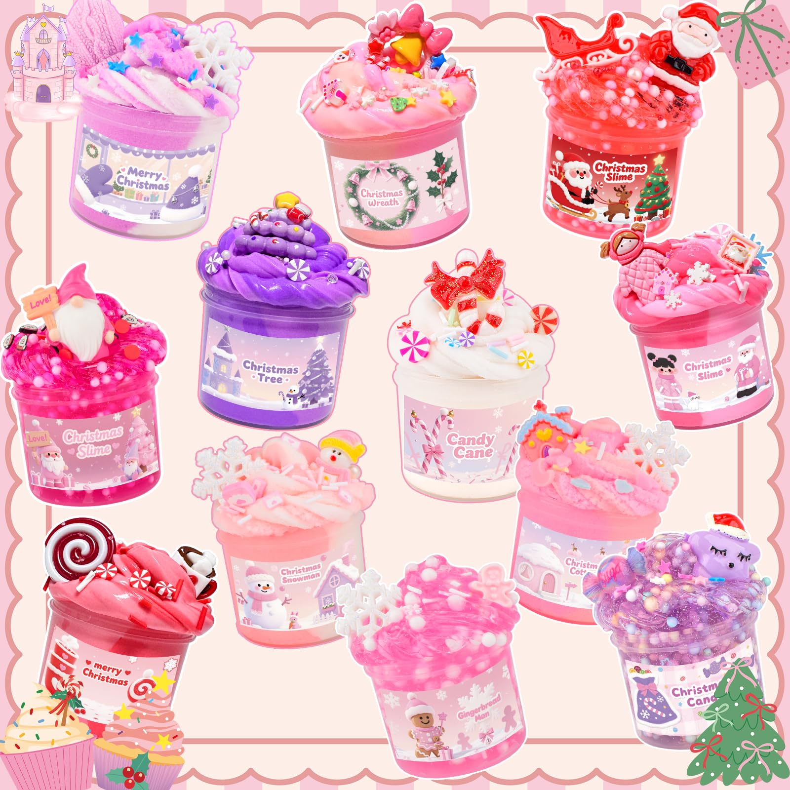 NiuSphere Slime Advent Calendar 2025 accessories pack enhances texture and customization