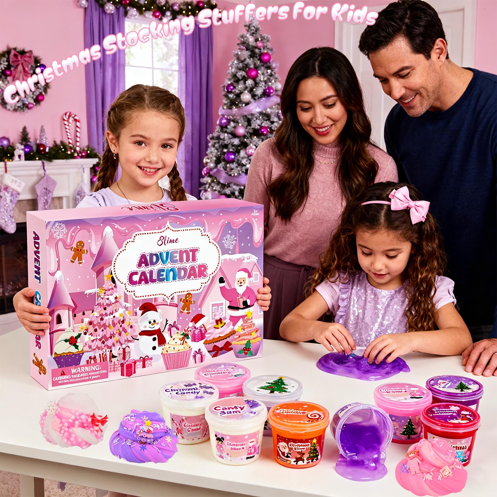 NiuSphere Slime Advent Calendar 2025 Christmas charms boost festive crafting