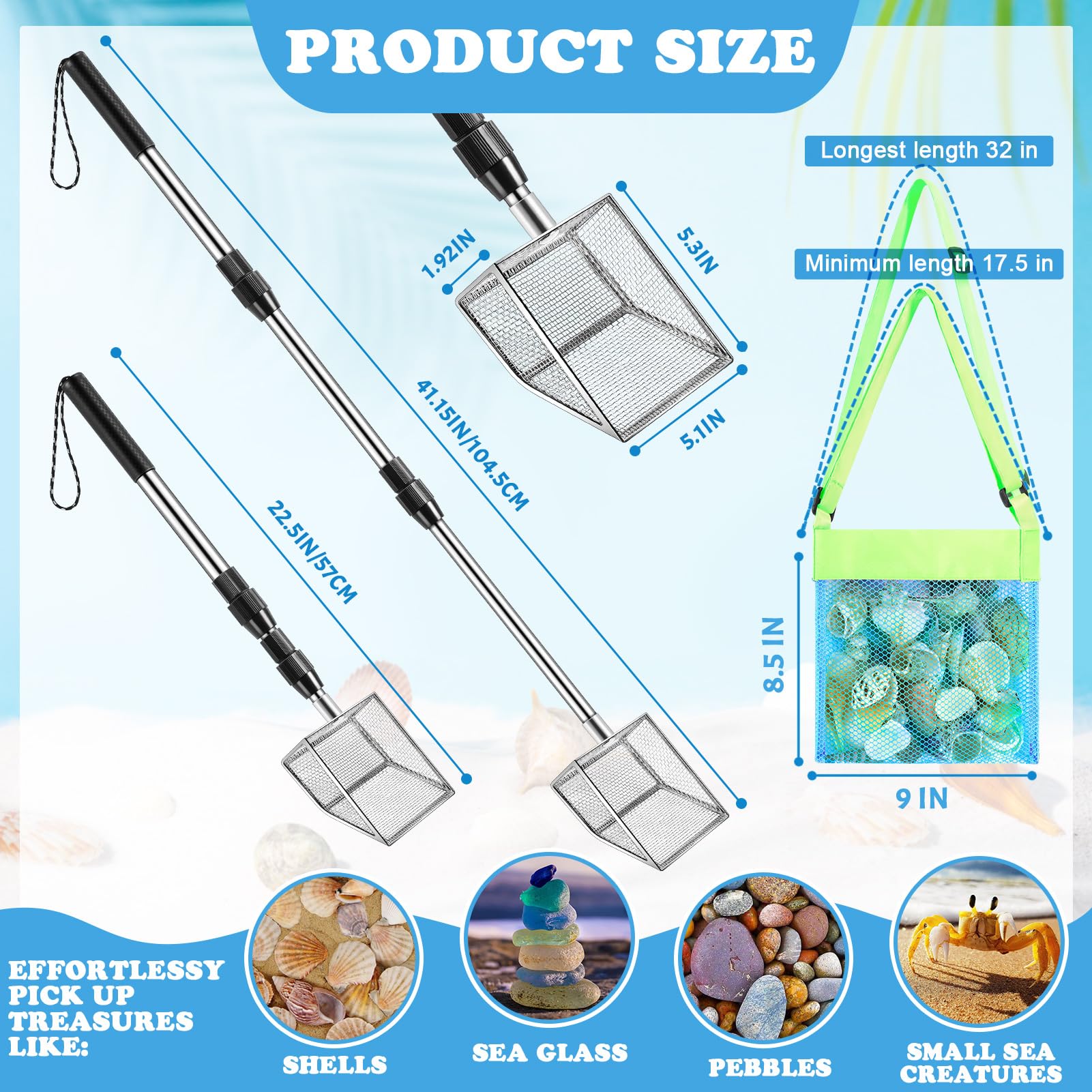 Niuyhe PVC non-slip grip for secure use in wet sand.