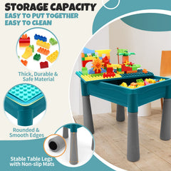NIWOTA sand and water table option adds tactile play opportunities.