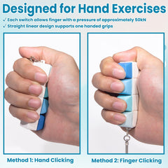 NiXianLinGo compact clicker size fits easily in pocket.