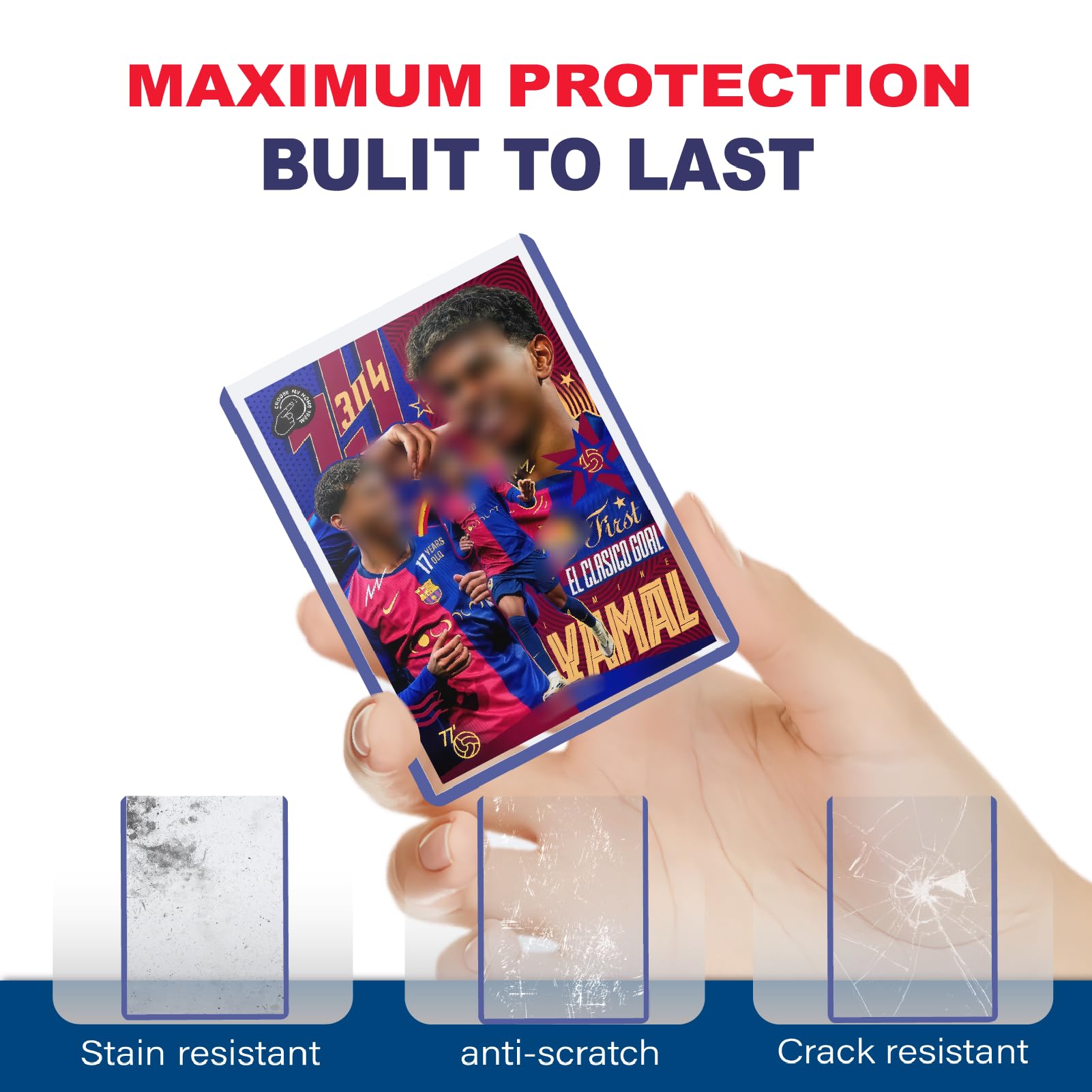 Nixitlo 200 hard card sleeve suitable for anime and game cards