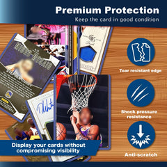 Nixitlo 200 hard card sleeve guards trading cards during handling