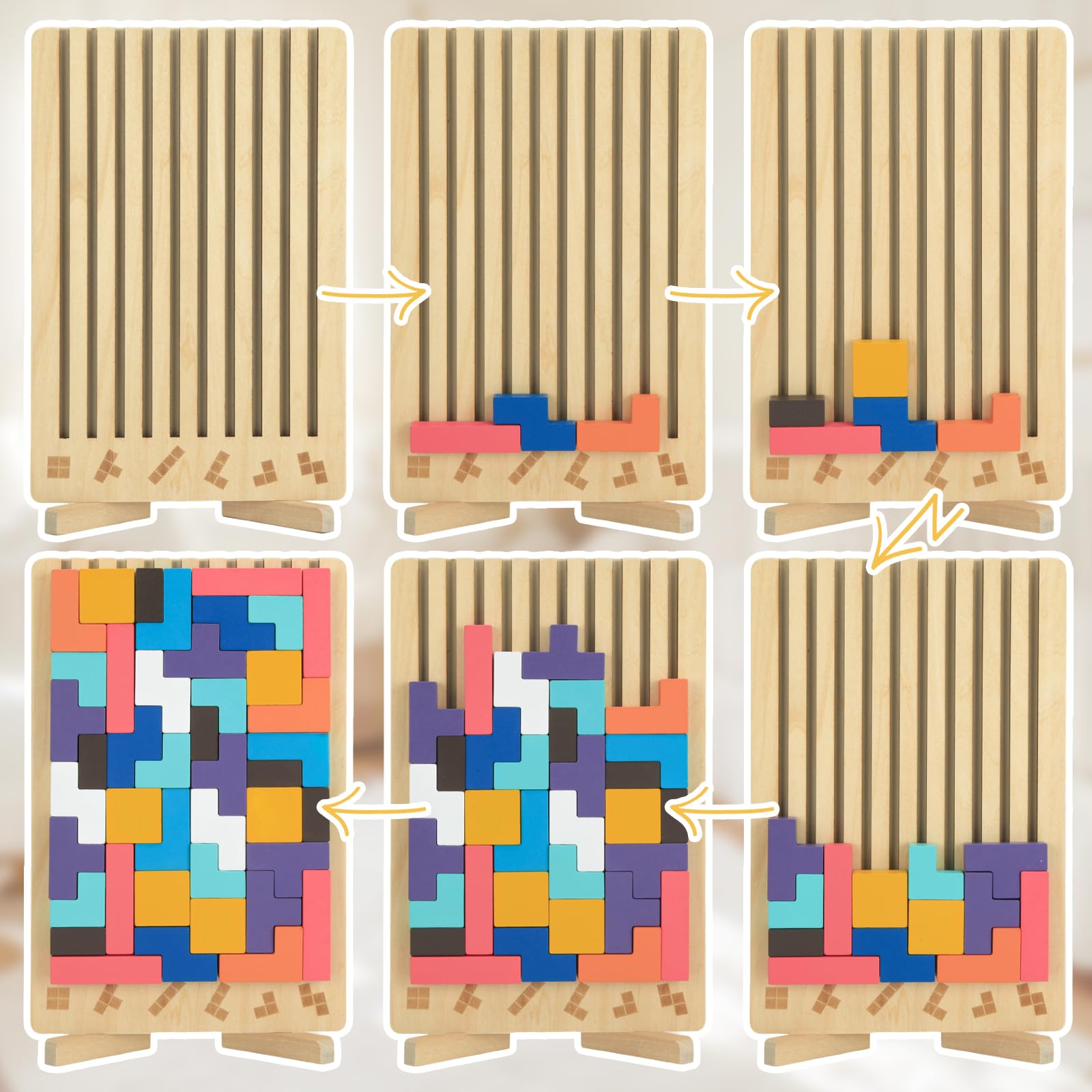 Niyopdg ages 3+ gift set fosters family bonding through puzzle play.