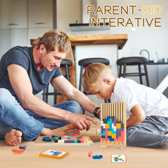 Niyopdg blocks standing in standing mode for upright, interactive play.