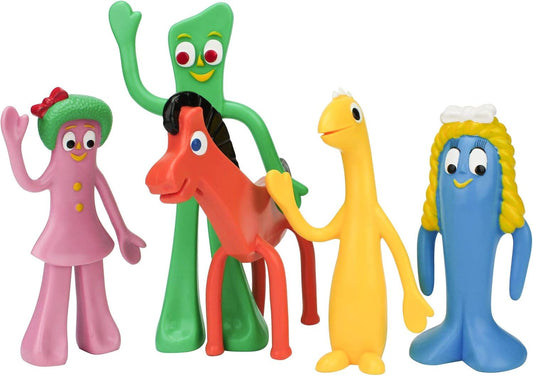 Gumby and friends poseable figures ready for imaginative posing