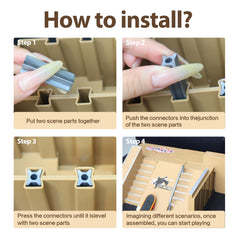 NJYW included connectors and screwdriver for quick, tool-assisted assembly.