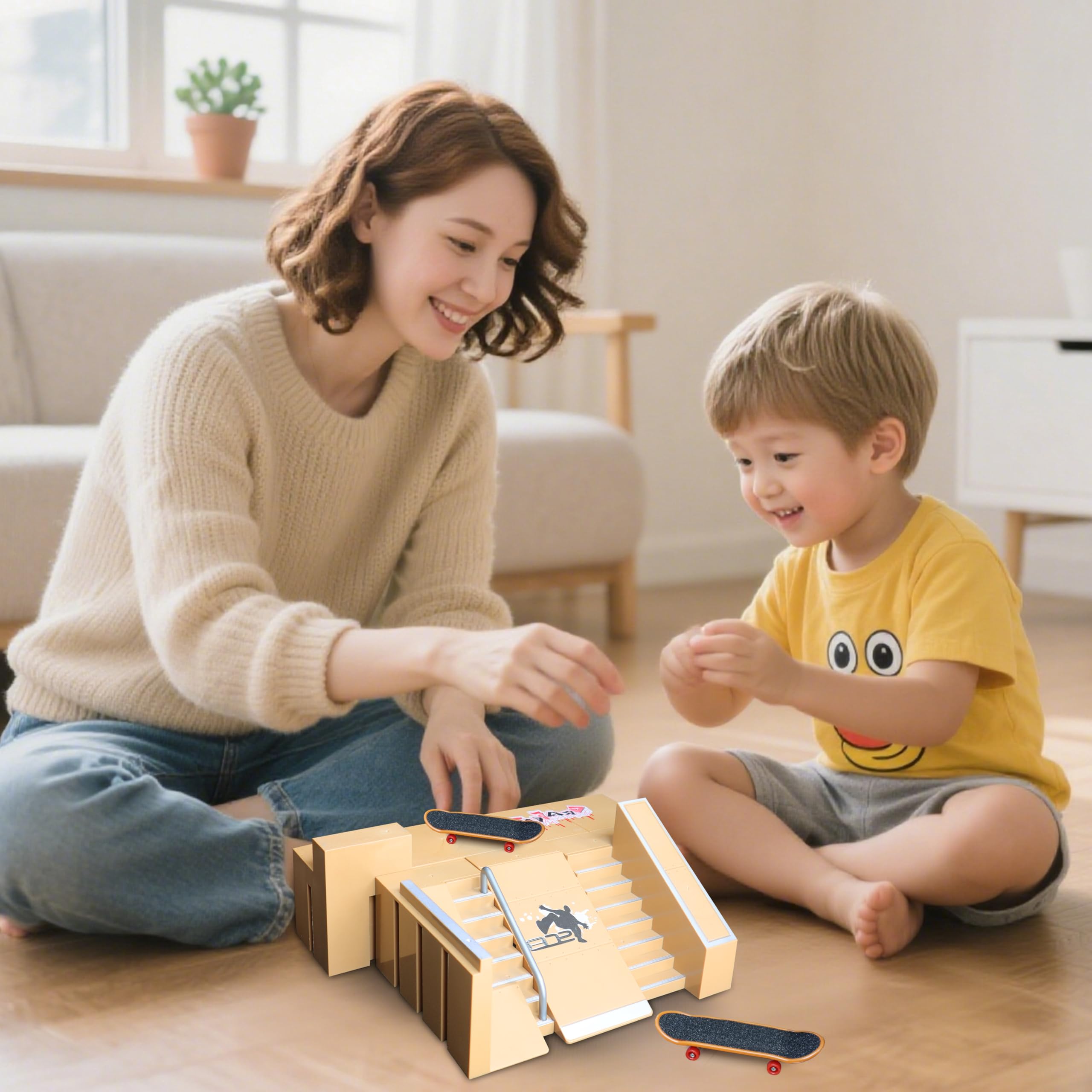 NJYW snap-fit design keeps ramps secure during energetic finger moves.