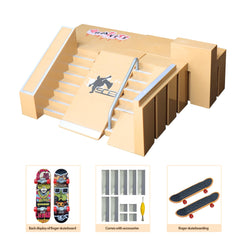 NJYW two mini finger skateboards ready for action-packed sessions.
