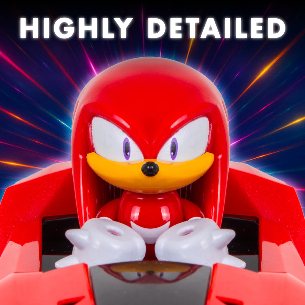 NKOK Knuckles RC turbo action button enables faster gameplay moments.