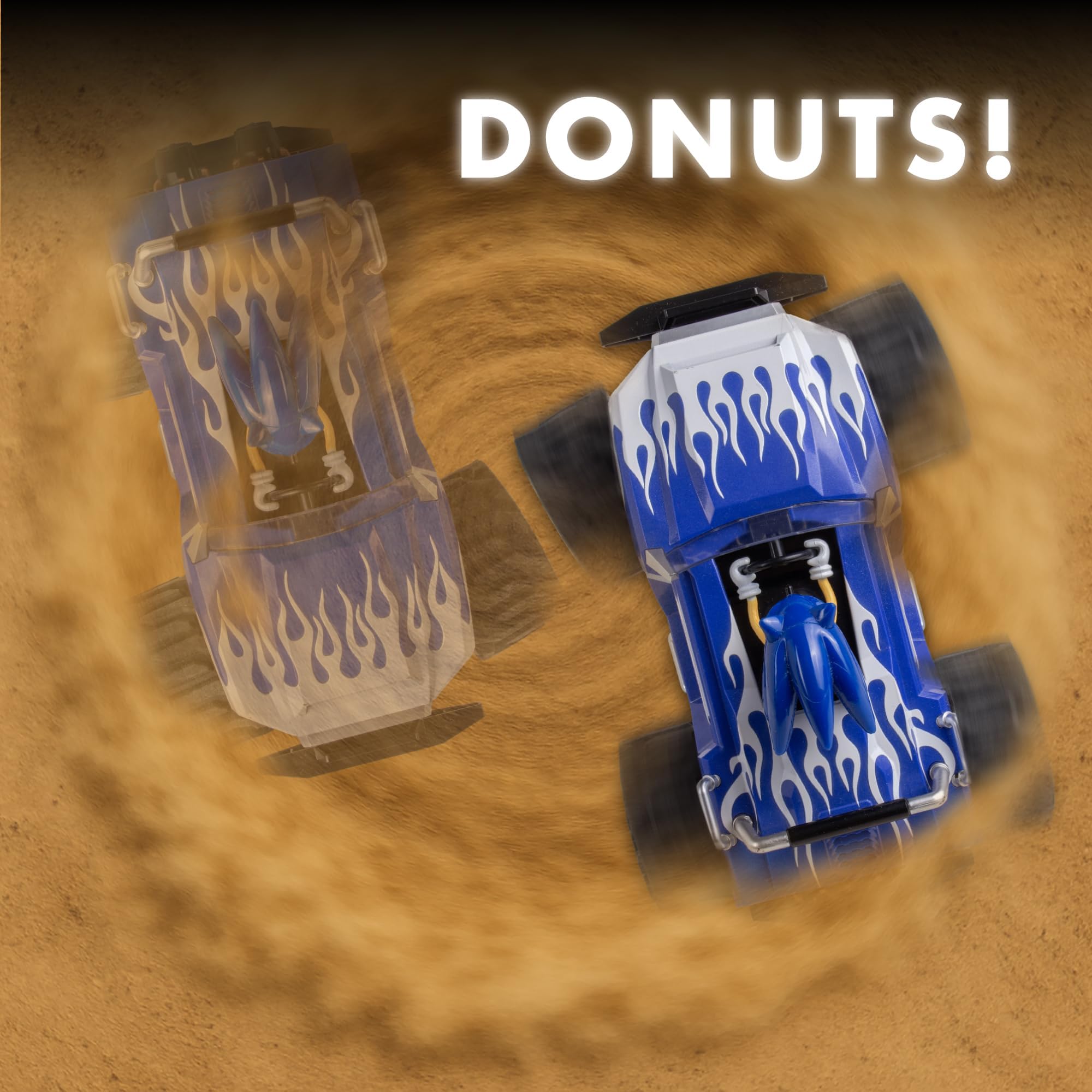 NKOK Sonic CrossWorlds Monster Truck detailed figure matches game character.
