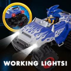 NKOK Sonic CrossWorlds Monster Truck remote controller for precise control.