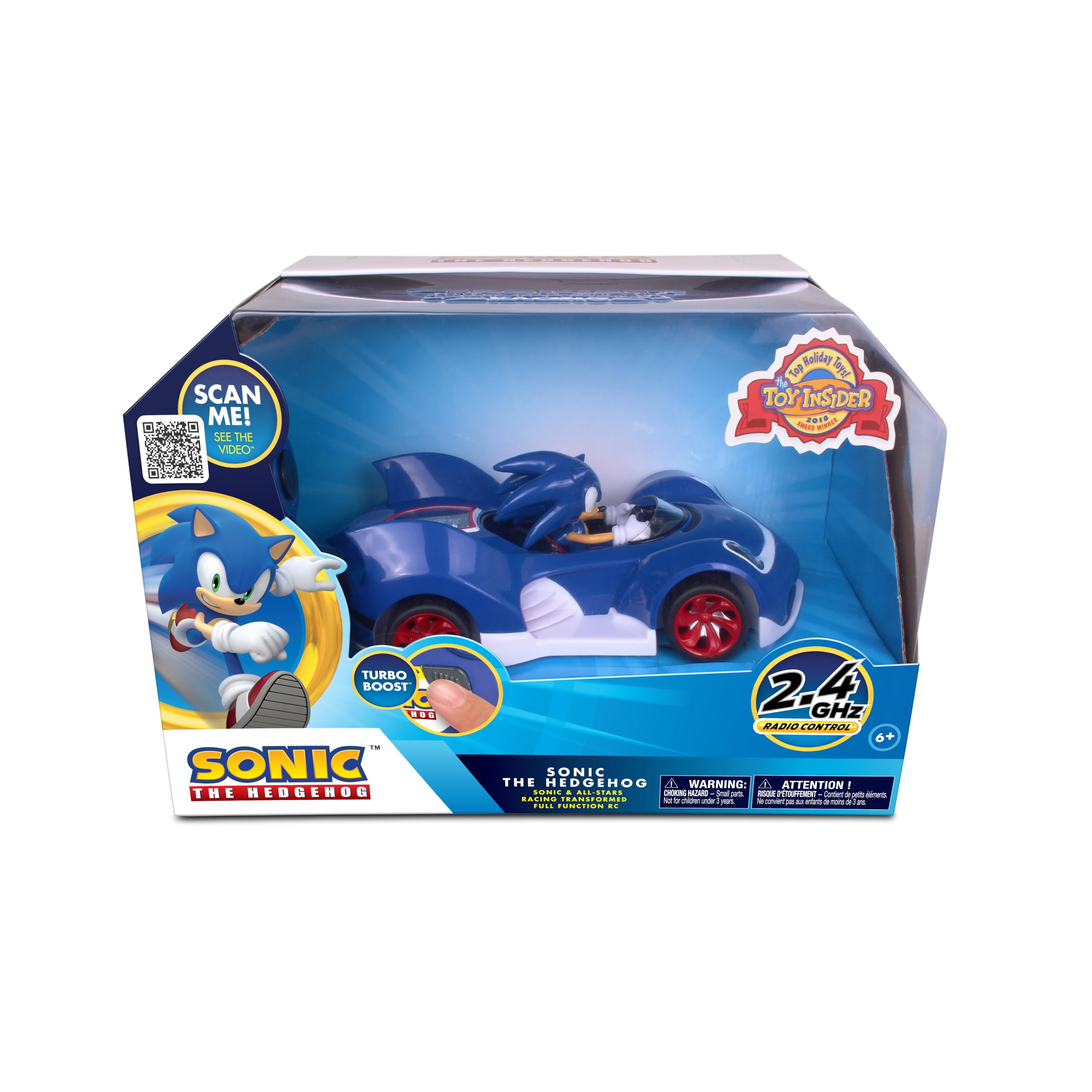 NKOK RC Sonic SSAS R2 blue car front view ready for action