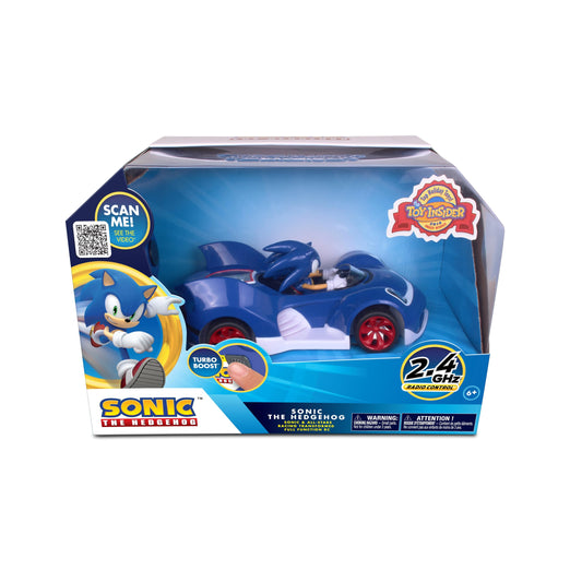NKOK RC Sonic SSAS R2 blue car front view ready for action