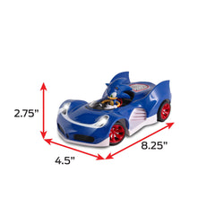 NKOK RC Sonic SSAS R2 blue car in a multiplayer race setup