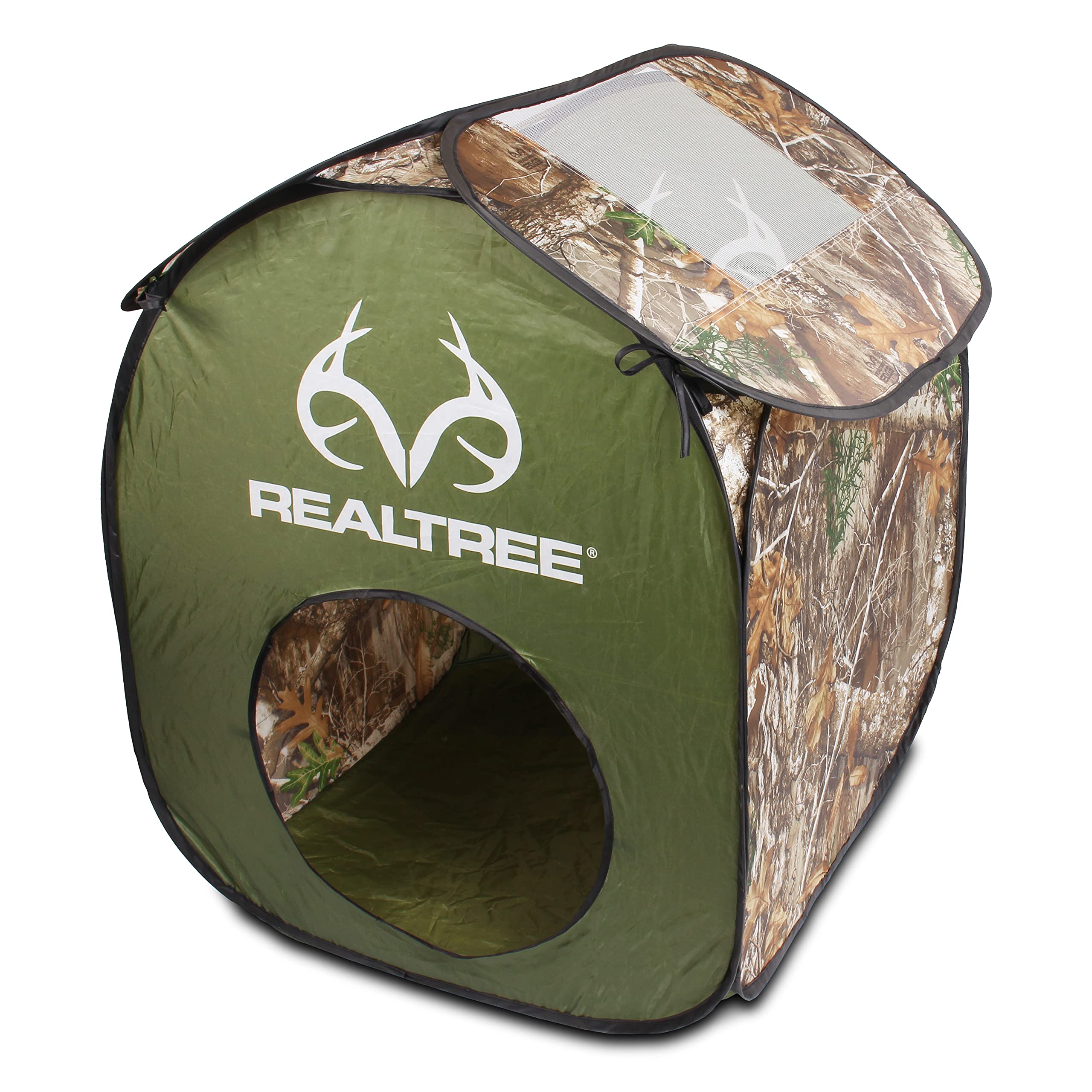 NKOK Realtree Pop Up Play House tunnel connection enables extended play area