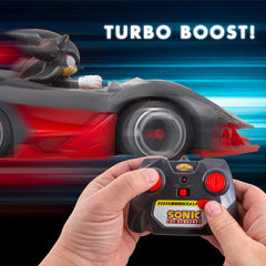NKOK Shadow The Hedgehog RC 2.4GHz range supports multiplayer racing.