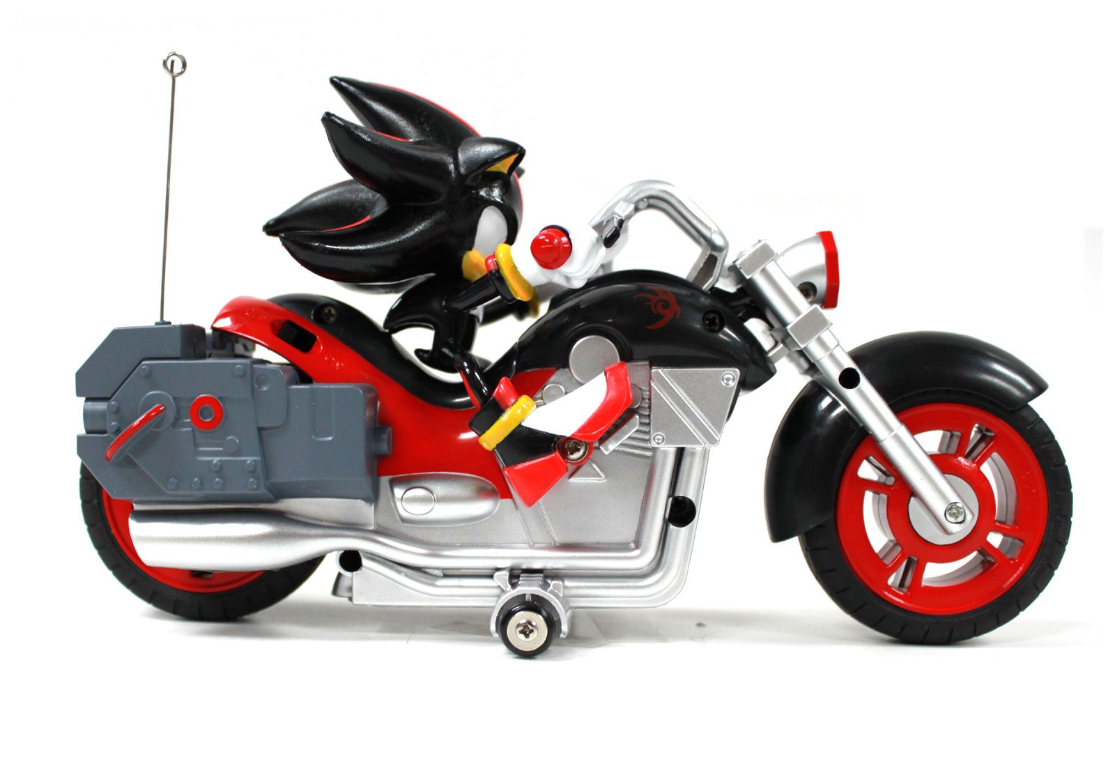 NKOK Shadow RC motorcycle packaging box showcases Sonic branding.