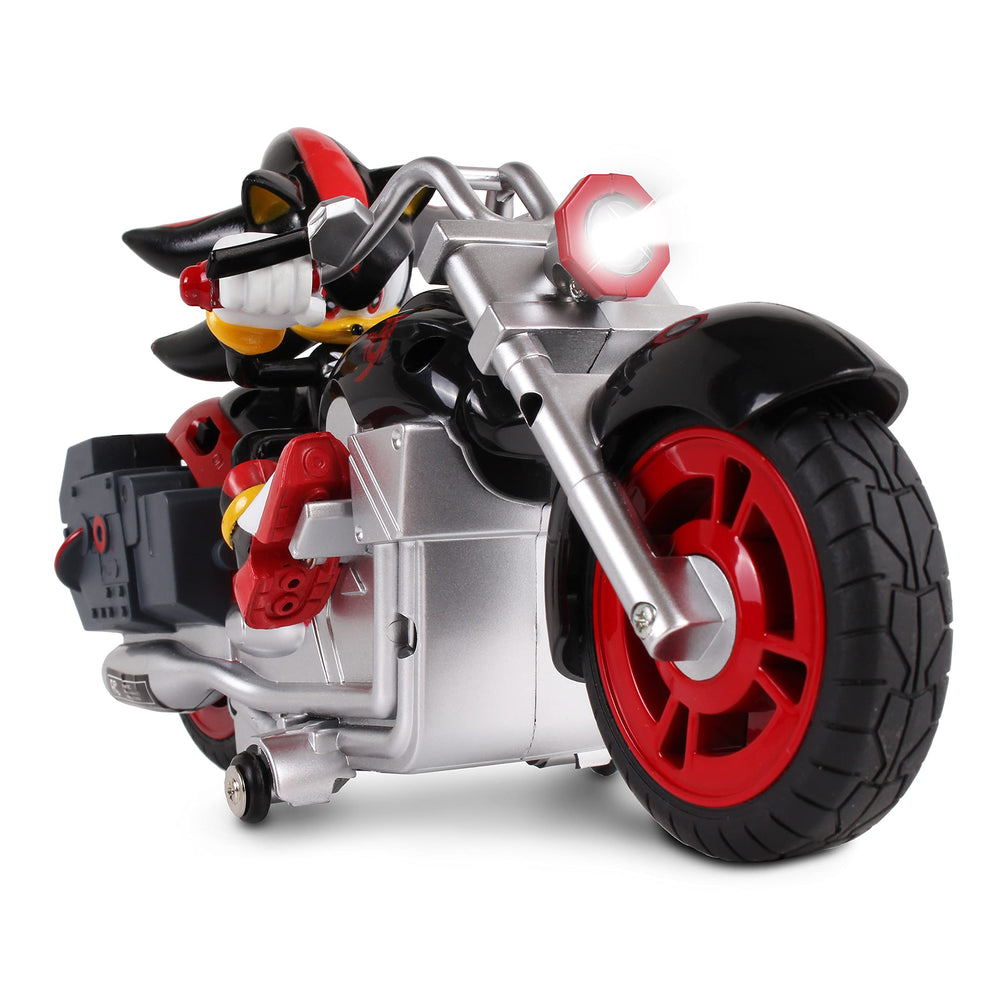 NKOK Shadow RC motorcycle turbo-boost feature for bursts of acceleration.