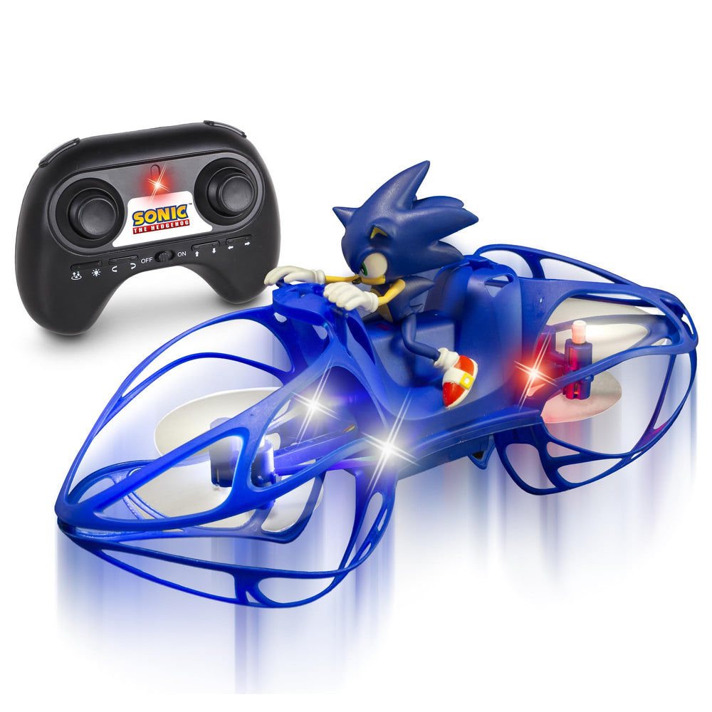 NKOK Sonic HoverBike front-view in flight with precise steering.
