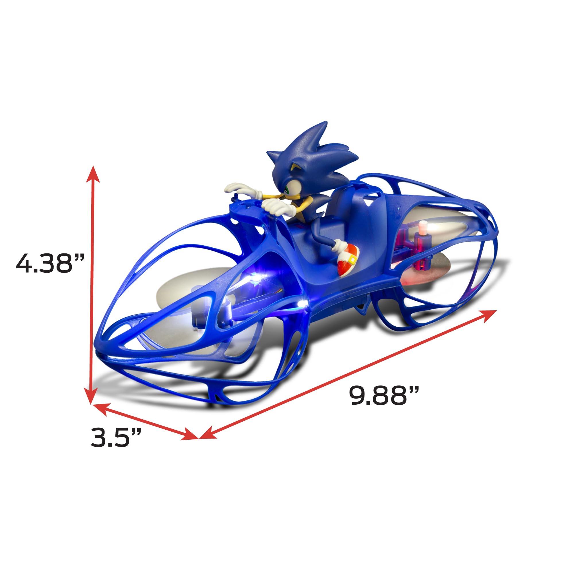 NKOK Sonic HoverBike gyro stabilization enabling steady hover during play.